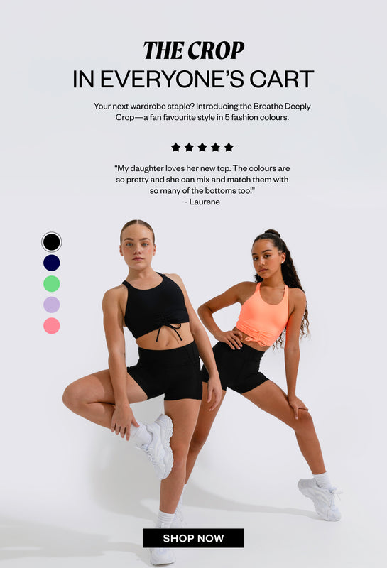 Breathe Deeply Cropped Singlet by Every Turn