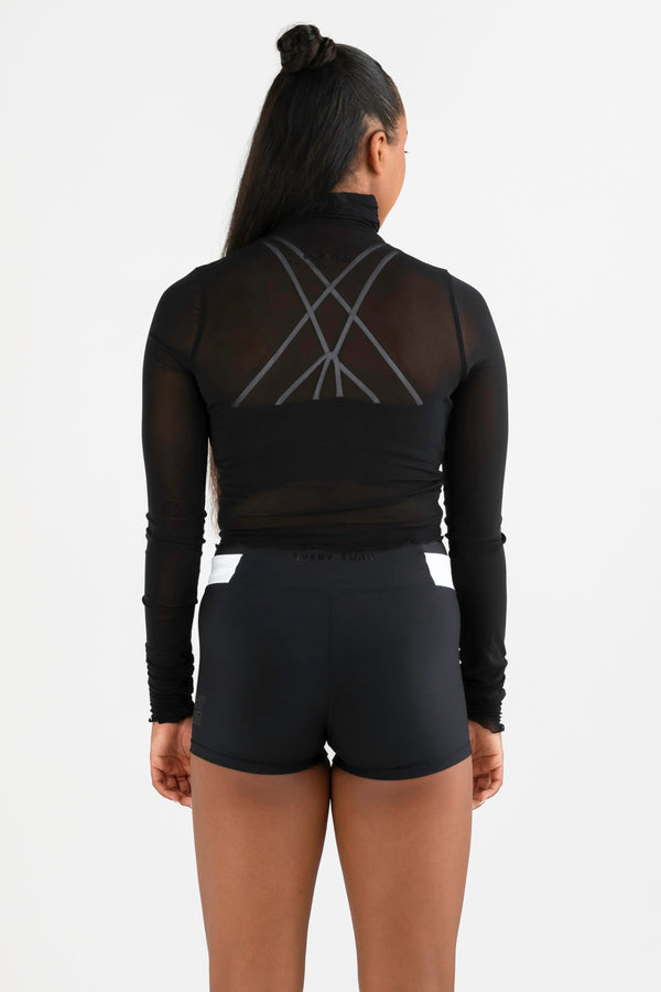 Mesh Long Sleeve Top