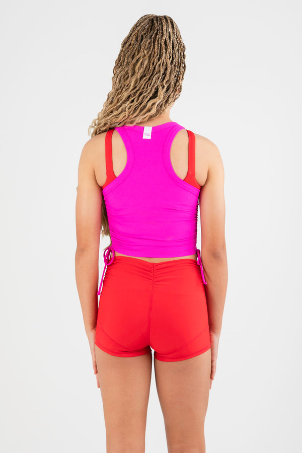 Peppa Cropped Rib Singlet