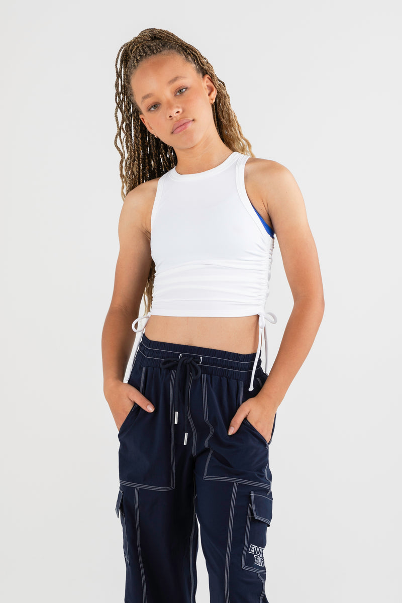 Peppa Cropped Rib Singlet