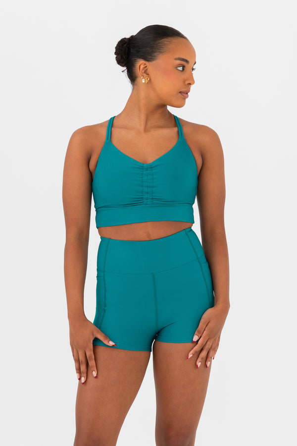 Porsha Crop Top in Amazonia by Every Turn - Front Product View