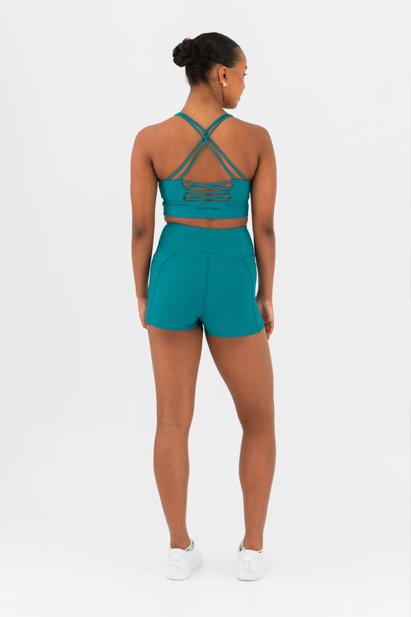 Porsha Crop Top in Amazonia by Every Turn - Back Product View