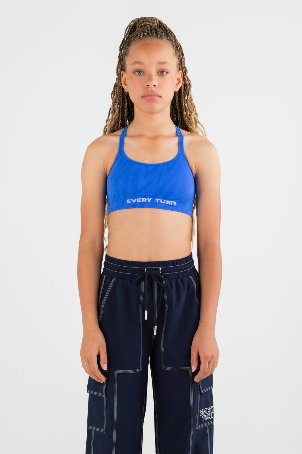 Wild Energy Seamless Crop Top Blueberry Every Turn